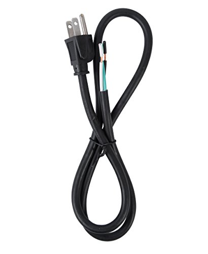 Image of nVent Gardner Bender PS313163 3-Wire Appliance and Power Tool Cord, 3 ft, 16 AWG, 13A /125V AC, 1625W, Heavy Duty Replacement Power Cable, Grounded NEMA 5-15 (Formerly: Bergen Industries)