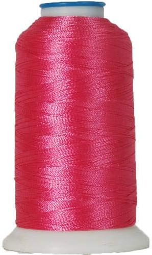 Threadart Polyester Machine Embroidery Thread By the Spool - No. 132 - Berry Pink - 1000M - 40wt - Hundreds of Color Options