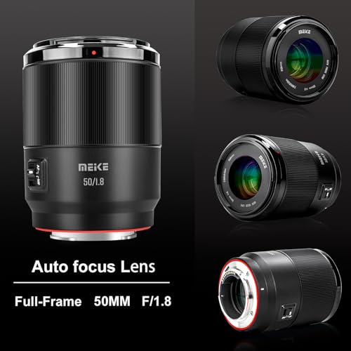 Meike 50mm F1.8 Full Frame AF STM Stepping Motor Lens Standard Aperture Auto Focus Fixed Prime Portrait Lenses for Nikon Z Mount Mirrorless Cameras Z5, Z6, Z7, Z6II, Z6III, Z7II, Z9, Z30, Z50, Z fc