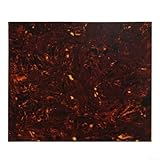 Hoja en blanco para guitarras acústicas y ukeleles, hecha a medida simple (marrón)