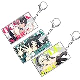 ゼンゼロ グッズ ゼンゼロ 星見雅 キーホルダー アクリルキーホルダー かわいい コスプレ小物 携帯 鍵 自動車 かばん ペンダント アニメ周辺 非公式 (3点セット) [並行輸入品]