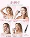 Electric Razors for Women, 5-in-1 Rechargeable Body Shaver - Waterproof Wet Dry Hair Remover - Trimmer for Lady Face Underarms Bikini,Lips,arms, Legs