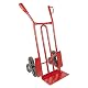 Sackkarre 250 kg Trestles S01HS in Rot für Treppensteiger