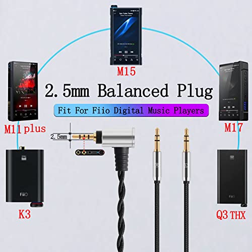 Cable para auriculares con conectores duales 3.5mm miniatura 5