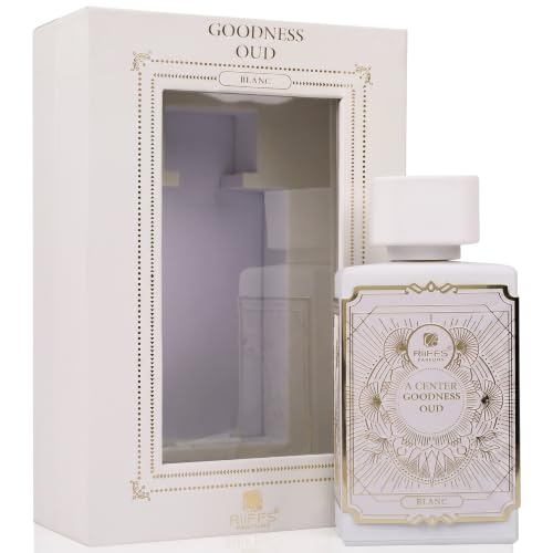 Image of A CENTER RIS Gs Oud White Perfume For Men Eau de Parfum 3.4 Fl Oz | Oriental Floral Gourmand | Clean Sea Salt Turkish Rose Cologne | Daily Use Spray Gift