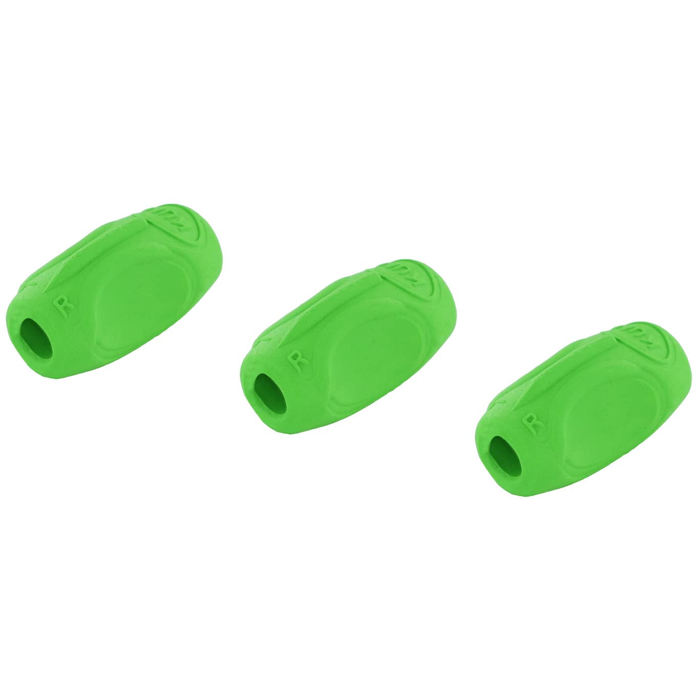 Kum AZ4060026-G - Writing Aid Sattler Grip A7, Pack of 3, Green, Pen Holder for Right and Left-Handed Users
