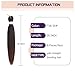 Beyond Beauty Braiding Hair pre stretched, Braids Synthetic Fiber Ombre Yaki Texture, Natural Easy Twist Braids Crochet Hair Hot Water Setting hair extensions