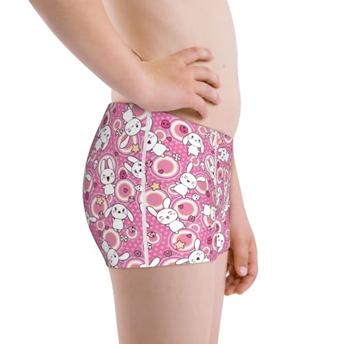 Boys' Cotton Boxer Brief Soft Underwear-Cute Rabbit2