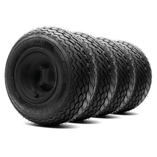 Matte Black Steel Golf Cart Wheels