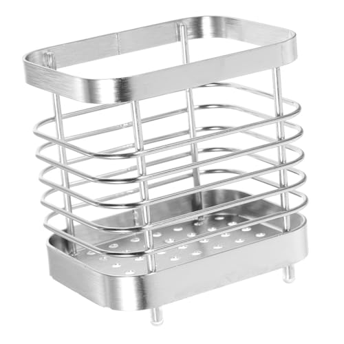 HEALLILY Stainless Steel Chopstick Tube Cutlery Drainer Silverware Organizer Holder