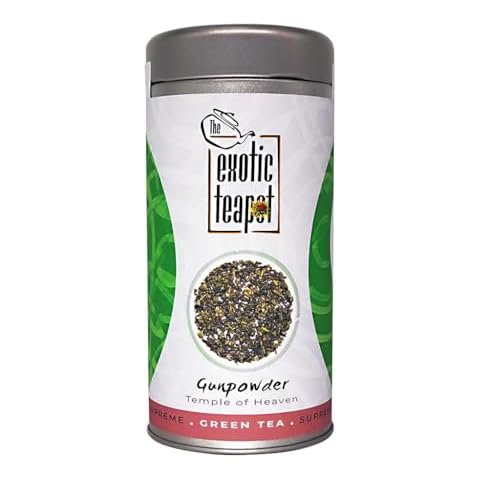 The Exotic Teapot Hand-Rolled Gunpowder Green Tea Cover
