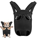 Haustier Rucksack Hund Tragetasche Verstellbar Beinen Hunde Katzen Rucksäcke Atmungsaktiv für Klein Mittler Hunde Katzen Welpen Outdoor-tauglich für Wandern Stadtbesichtigung