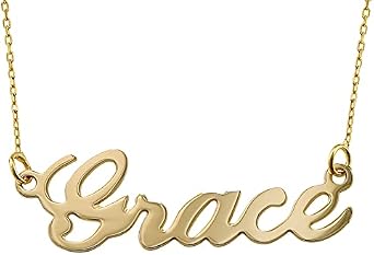 Amazon.com: MyNameNecklace Personalized 