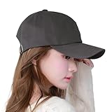 [hanahana15] キャップ メンズ レディース 深め 大きい 大きめ 遮光100％ 紫外線99％カット UV コットン シンプル 春 夏 秋 冬 おしゃれ 綿100％ 無地 きれいめ 帽子 女性 男性 (JP, 数字サイズ, 55.0 cm, 60.0 cm, チャコール)