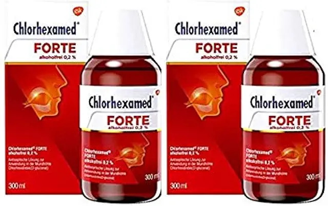 Chlorhexamed Forte 2x300 ml alkoholfrei 0,2% - Sæbe med klorhexidin til mundhulen