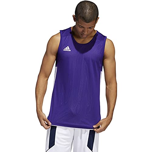 adidas 3G Speed Reversible Jersey-Men's Basketball S Collegiate Purple/White