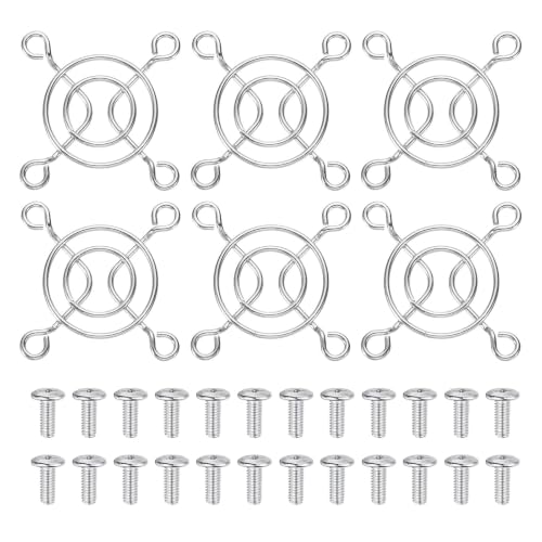 PATIKIL 40mm Fan Finger Grill Metal Ventilation Grill Guard Cover 6Pcs