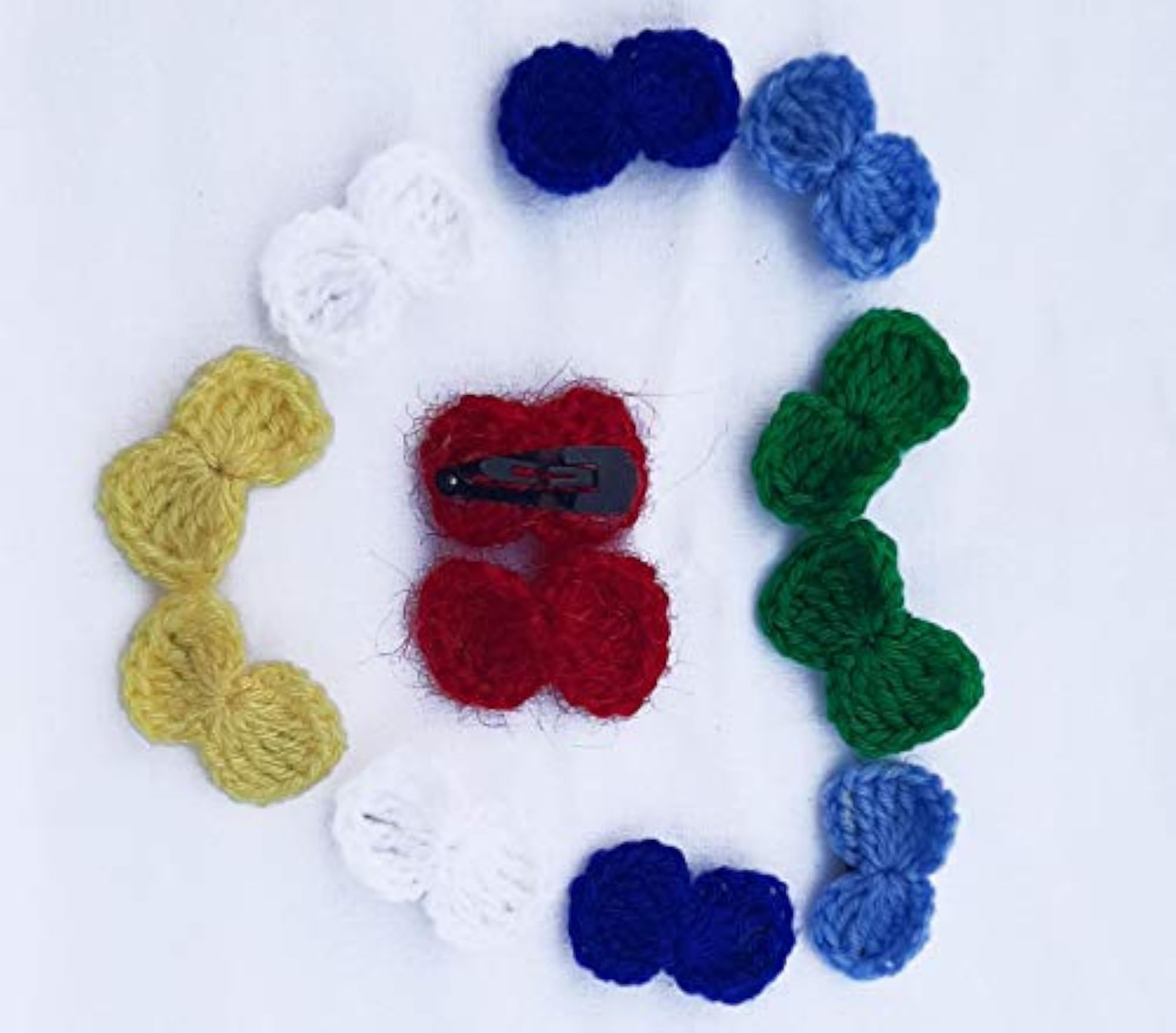 Multicolor Crochet Hair Pin