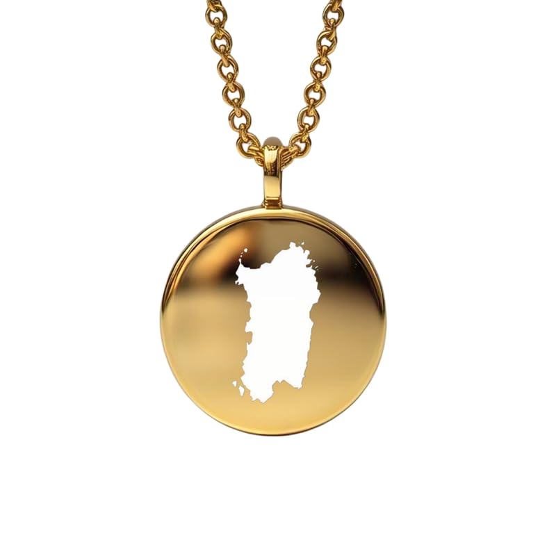 Pendentif carte de la Pologne en argent sterling plaqué or, gravure haut de gamme 24 mm