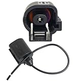 Oil Pressure Sensor Connector Pigtail 1-Pin, OE# 1J0973081 1J0973701, Compatible with VW Tiguan Jetta Passat Golf Beetle GTI R32 CC Touareg Eos Eurovan; Audi A3 A4 A5 A6 A8 TT; Cayenne; Continental