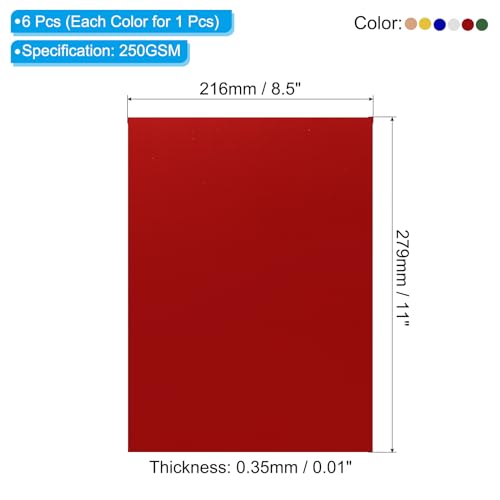 PATIKIL 11"x8.5" Metallic Mirror Board Sheets - Image 2