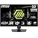 MSI, MAG 322URDF E16, 32-Zoll, 4K UHD, 3840x2160, Gaming-Monitor, Rapid IPS, 0,5ms, DisplayHDR 400, Eye Care, AI Vision, Dual-Mode, HDMI 2.1, DP 1.4a, Neigung/Höhe einstellbar, Schwarz