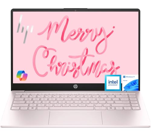 HP (エイチピー) 14インチノートパソコン 1年間の無料Microsoft Office 365 | Intel Pentium N150 4コアCPU | 16GB RAM 2TBストレージ (1TBクラウドを含む) | Intel UHDグラフィッ