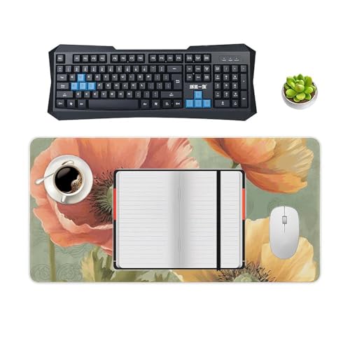 Tapis de souris grande taille résistant aux taches pour protéger le bureau