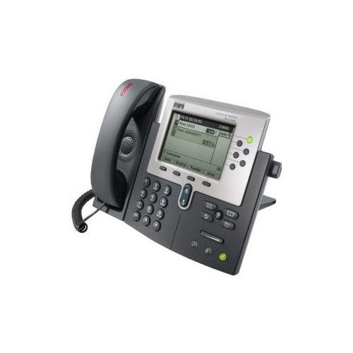 Poste de communication Cisco CP-7961G téléphone IP gris et argent