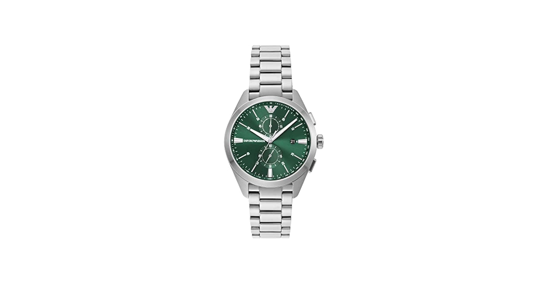 Emporio Armani AR2471 ステンレススチール 時計 Emporio Armani World Explorer Solar Chronograph Men's