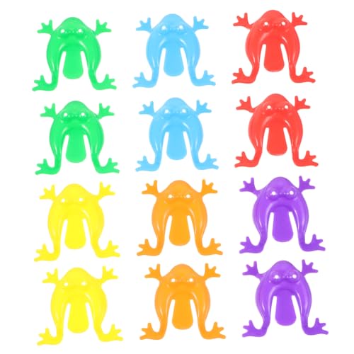 36 Piezas de Juguete de Rana Saltarina de Colores Surtidos Juguetes de Rana Saltarina para Niños de Fiesta de Pascua para Fiestas de Cumpleaños (Color Aleatorio)