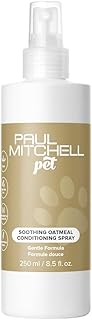 Paul Mitchell Pet Soothing Oatmeal Conditioning Spray, Gentle Formula, Grooming Spray for Dogs, 8.5 fl. oz