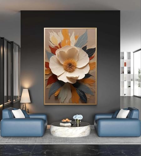 Tableau mural imprimable moderne pour rehausser un mur vide toile florale 60x90 - 4