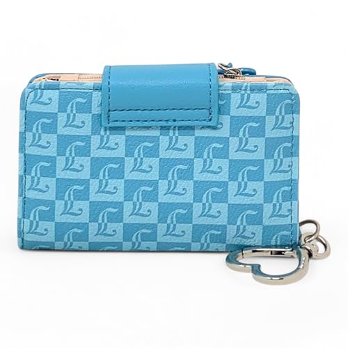 Juicy Couture Women's Tab Card Case Wallet with Keyring (Miss Juicy Heritage Blue)2