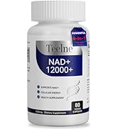 Teelne NAD Supplement 1200mg with Resveratrol &amp; Quercetin &amp; PQQ, High Purity NAD+ Supplement for ...