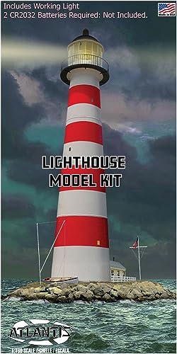 Phare 1/160 avec base de diorama décor marin pour salon - 2