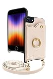 シズカウィル iPhoneSE 第3世代 2022 第2世代 2020 iPhone8 iPhone7 ケース ショルダー カバー ショルダーストラップ アイファンデ5 ショルディー フルール 1個入り アッシュローズ
