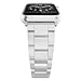 Simpeak Band Compatible with Apple Watch Series 10(42mm) Series 9 8 7 (41mm) 6 SE 5 4 (40mm) 3 2 1 (38mm), Women Men Stainless Steel Band Strap Compatible with iWatch 42mm 41mm 40mm 38mm,Silver
