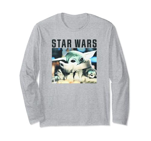 T-shirt Star Wars Grogu manches longues idéal pour vos soirées streaming
