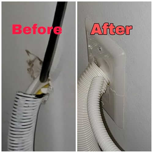 Placa de pared Datacomm 45-0008 para ocultar cables de televisión en el salón 7