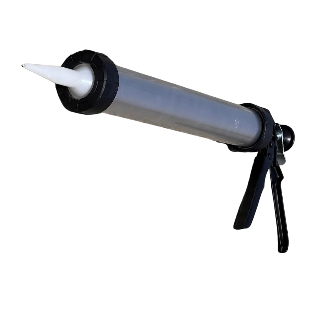 DozerCaulking Gun: Effortless Dispensing with Comfort (Silver/Black)