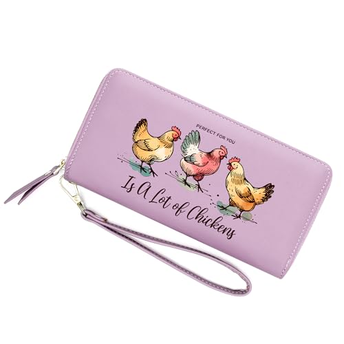 InsWork Personalized Animal Themed Wallet for Women,Birthday Gift, Holiday Gift for Parent Grandparent from Son Daughter, Graduation Gift for Him Her 1043q