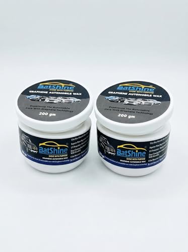 Image of Graphene Automobile Wax, Car Polish with Graphene Technology, 200 gm, Pack of 2
