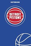  Detroit Pistons: Detroit Pistons Notebook & Journal & Composition Book & Logbook College Ruled 6x9 110 page  NBA Fan Essential  Basketball Fan Appreciation