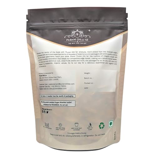 Image of Purani Dilli Se Mamra Almond 250G | Premium Class 1+ Grade Badam Giri Kernels | King Size Mamra Badam Rich in Protein, Healthy Fats & Nutrients | Crunchy Almond Dry Fruits for Snacking & Gifting (250.00, Grams, 0.55, pounds)