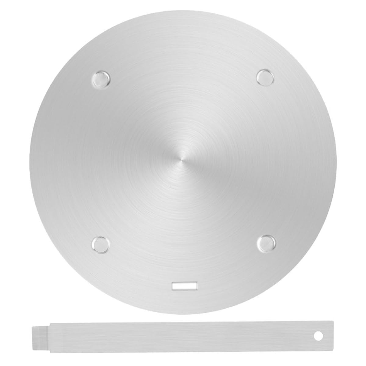 SHINEOFI Difusor de Calor para Cocinar 160Mm de Acero Inoxidable Original Placa Adaptadora para Placa de Inducción y Estufa de Gas Accesorio Práctico para Utensilios de Cocina Compatible