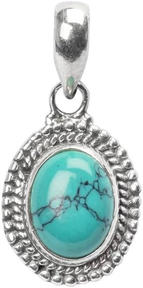 Gemstone Pendant for girl and women, 925 Sterling Silver Natural Gemstone, Handmade Silver, Jewelry Gift for her - Image 3