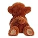 Aurora® Adorable Mini Flopsie™ Highland Cow Calf Stuffed Animal - Playful Ease - Timeless Companions - Brown 8 Inches