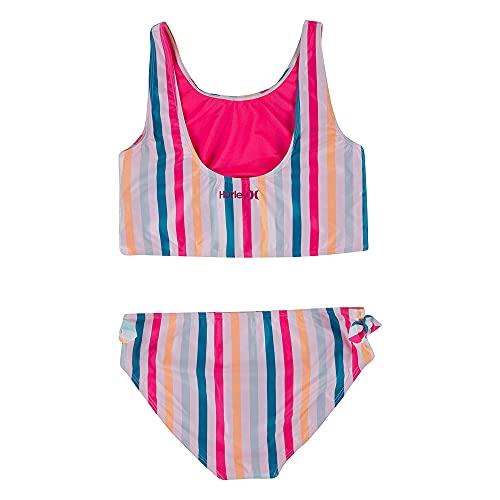 Tankini Hurley fille 12 ans maillot de bain deux pièces blanc Sail