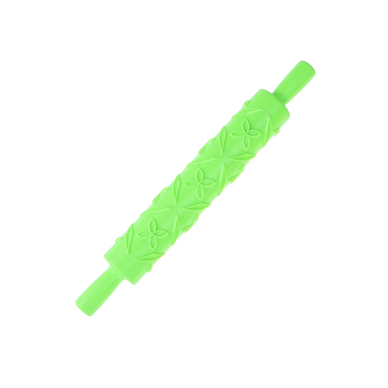 Set de 8 Rouleaux à Pâtisserie en Plastique pour Décorations Pâtisserie, Motif Relief Floraux, Facile à Tenir, pour Fondant et Gaufrage